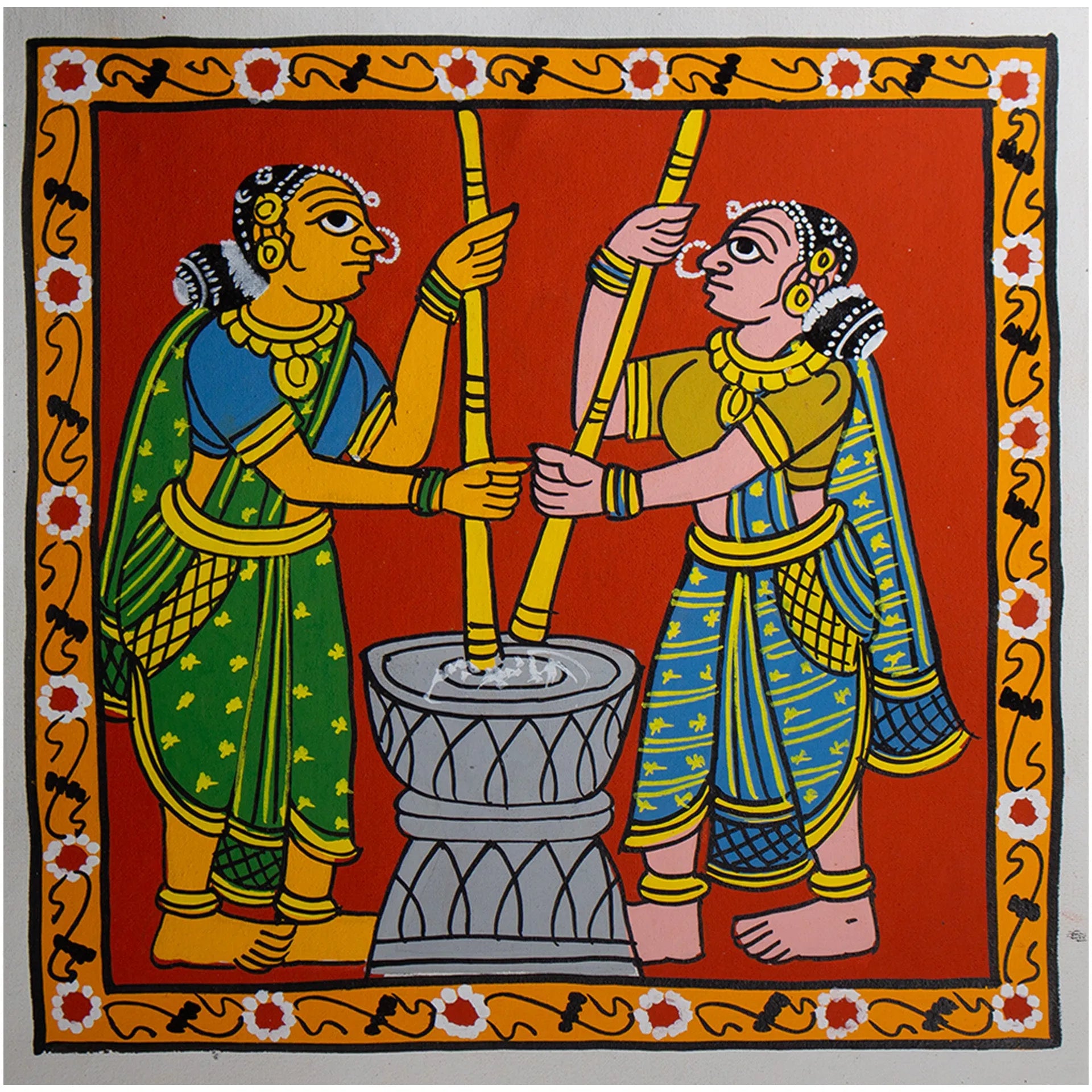 Cherial Painting - Village life
