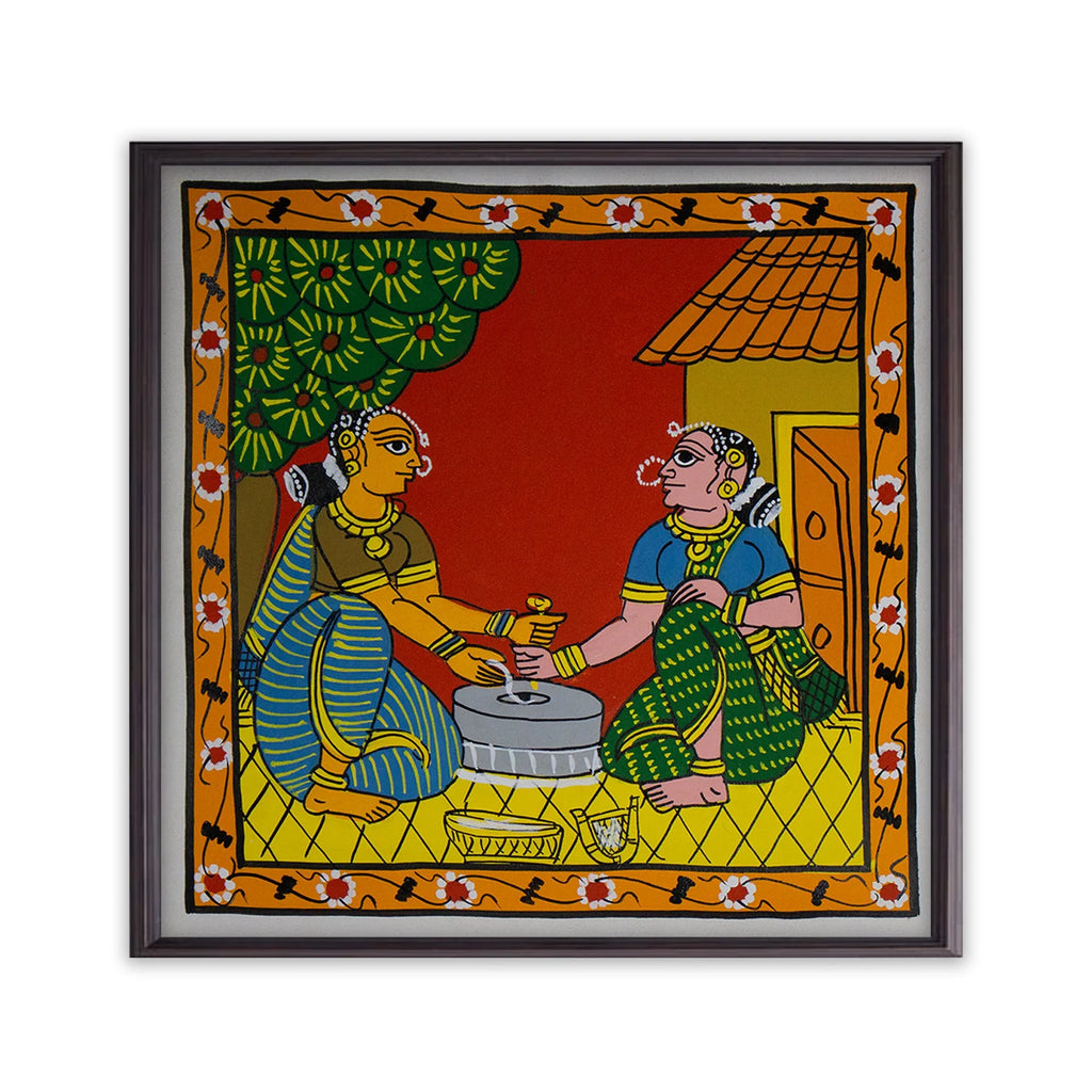 Cherial Painting - Village life