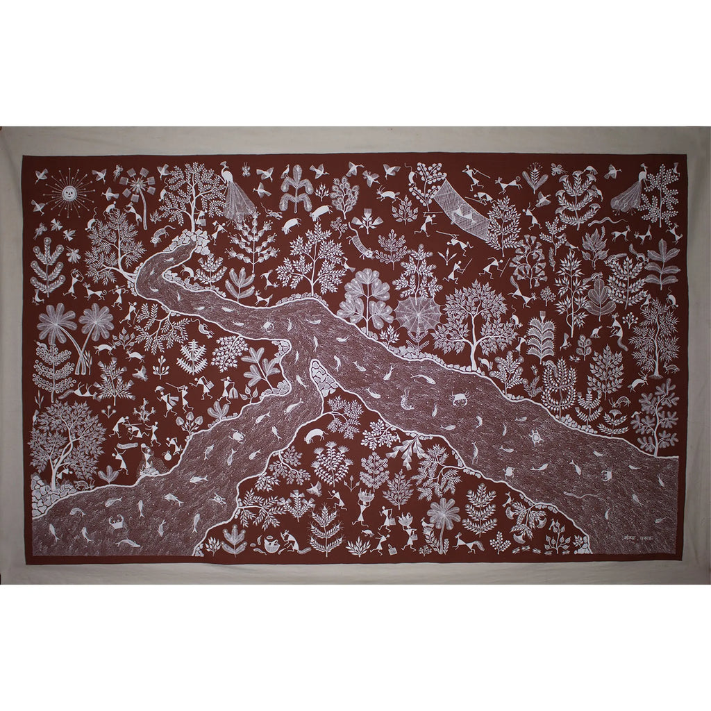 Warli - Teetar aur fox story