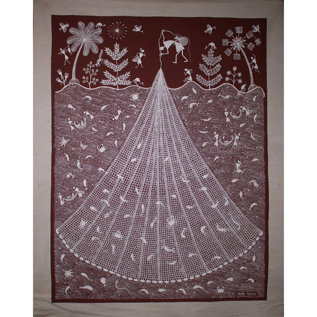 Warli - Fishining net