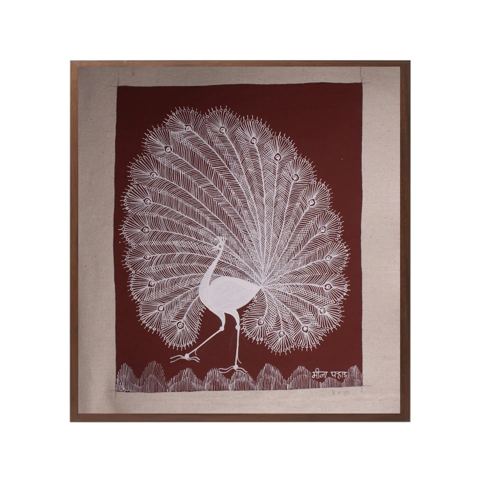 Warli - The dancing Peacock