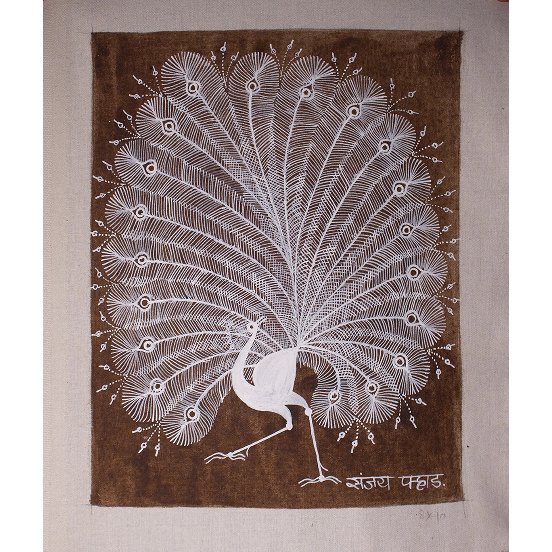 Warli - The dancing Peacock
