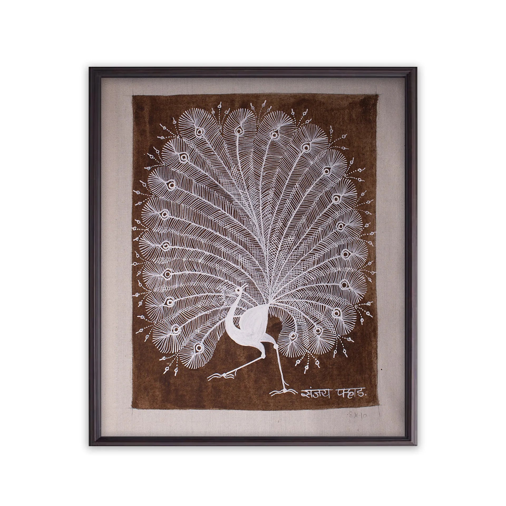 Warli - The dancing Peacock