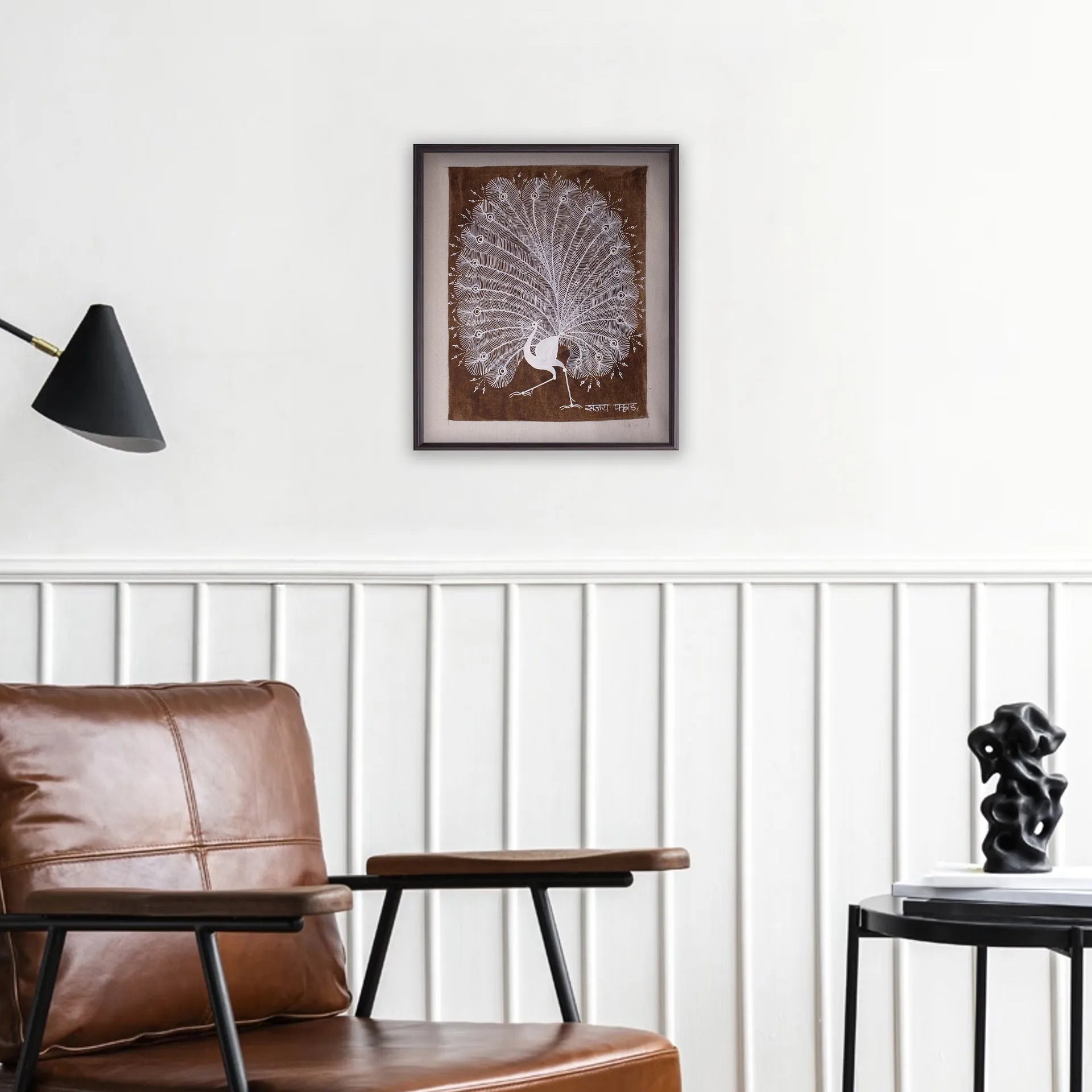 Warli - The dancing Peacock