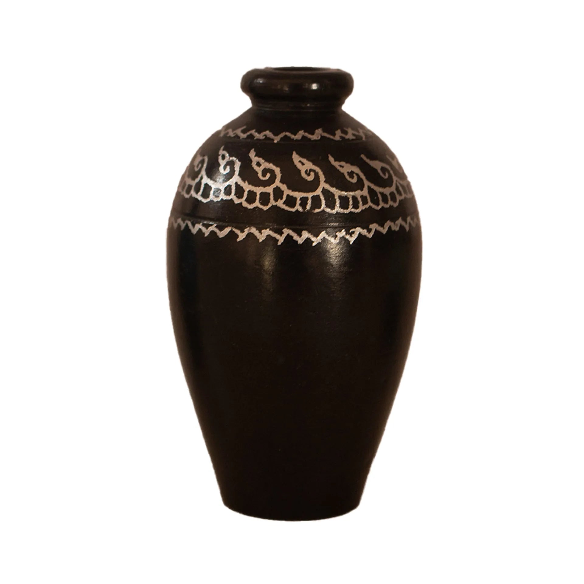 Black Pottery - Miniature Pottery piece