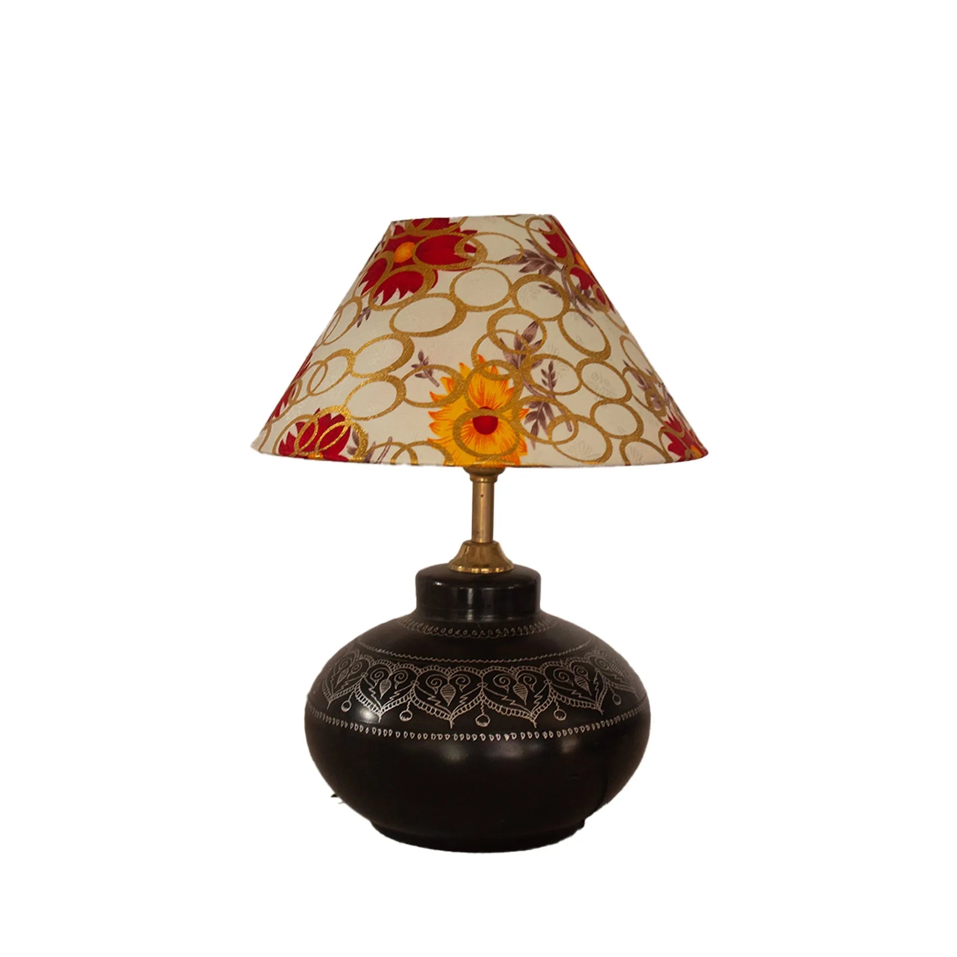 Black Pottery - Table Lamp