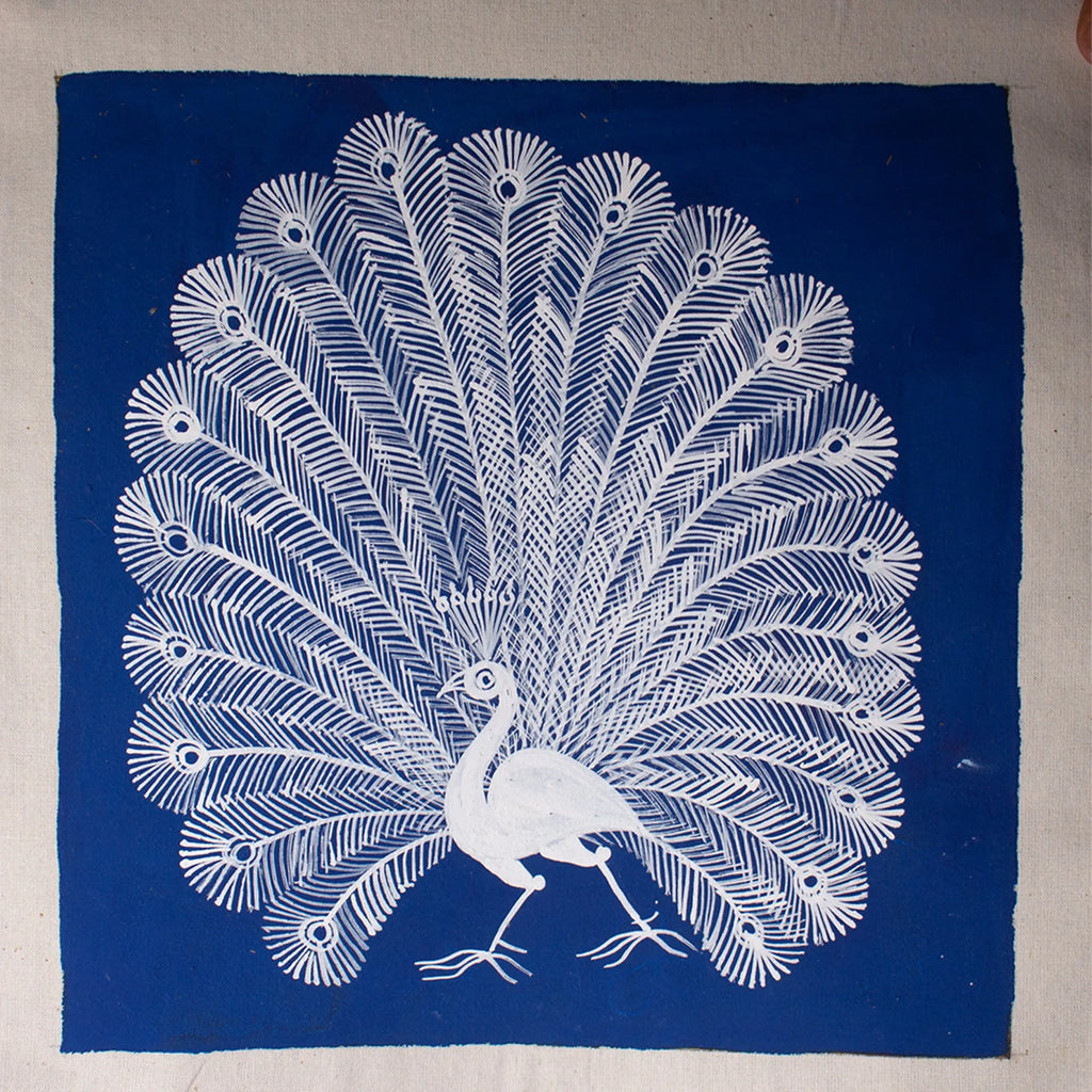 Warli - The dancing Peacock