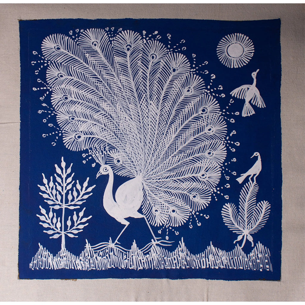 Warli - The dancing Peacock
