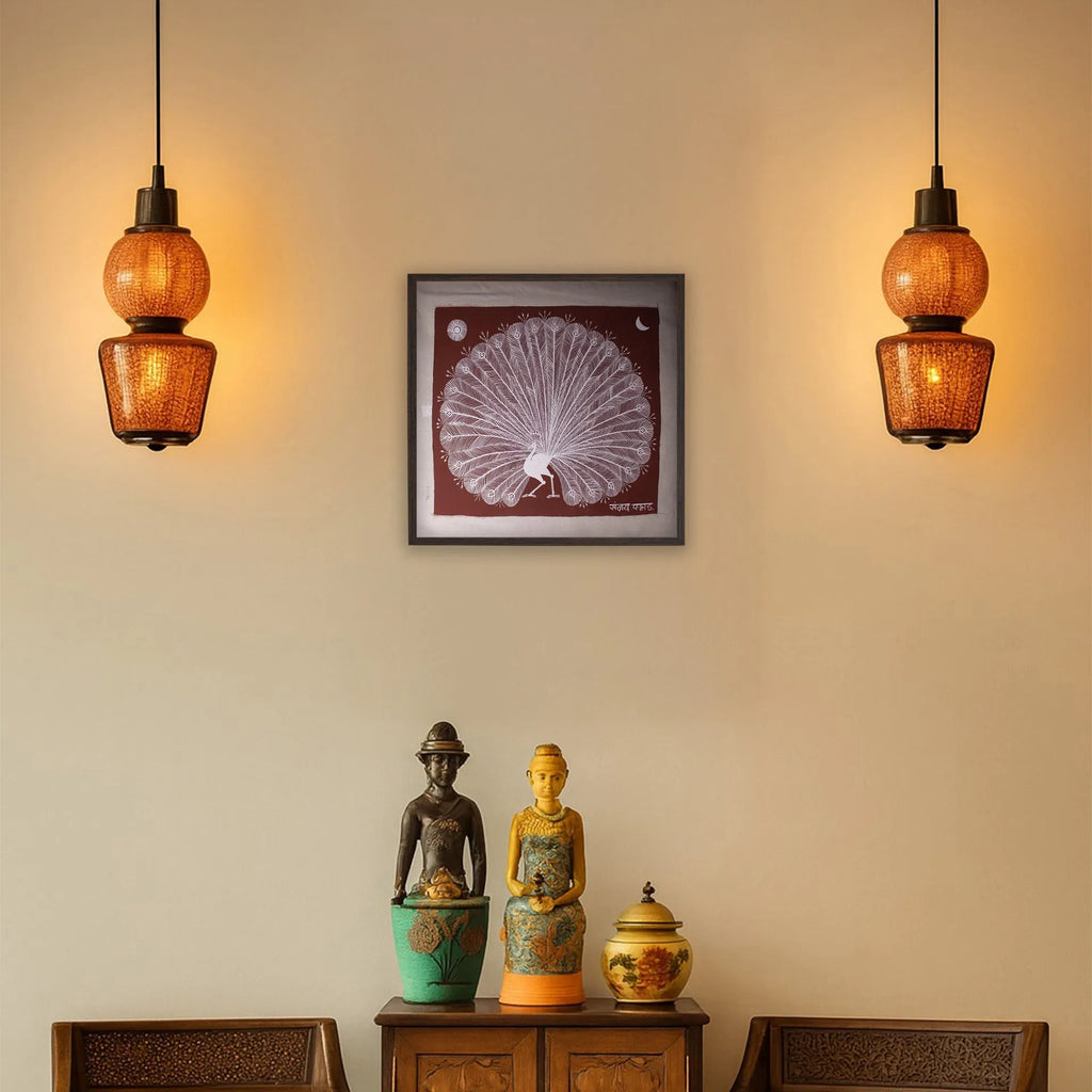 Warli - The dancing Peacock