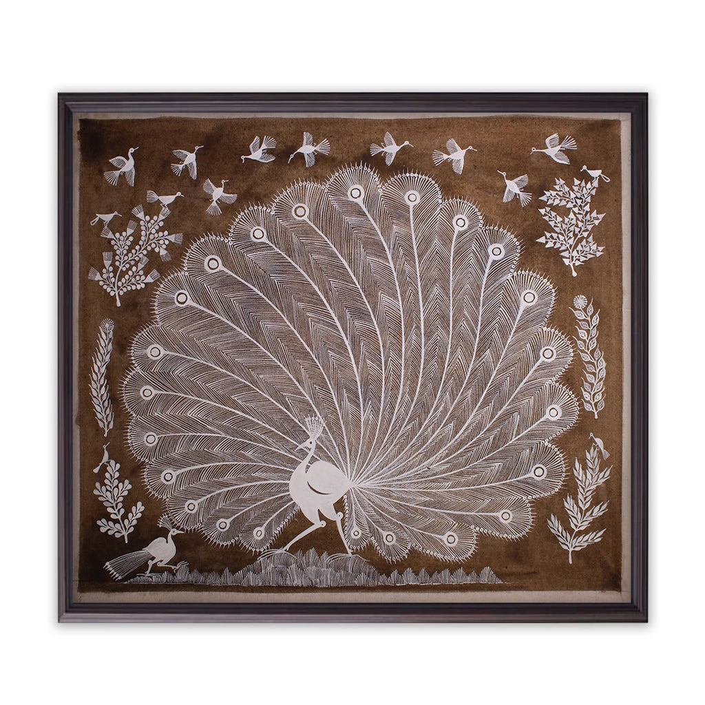 Warli - The dancing Peacock
