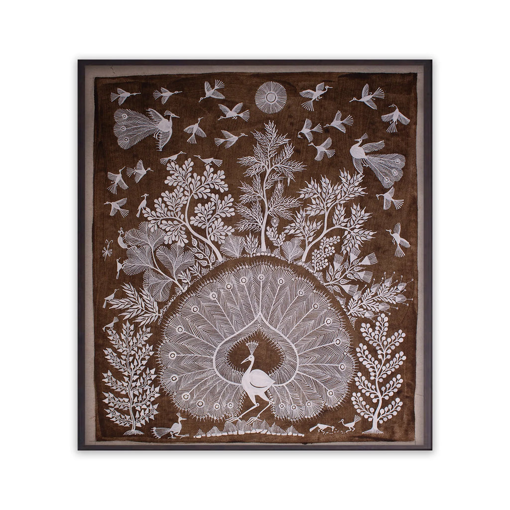 Warli - The dancing Peacock