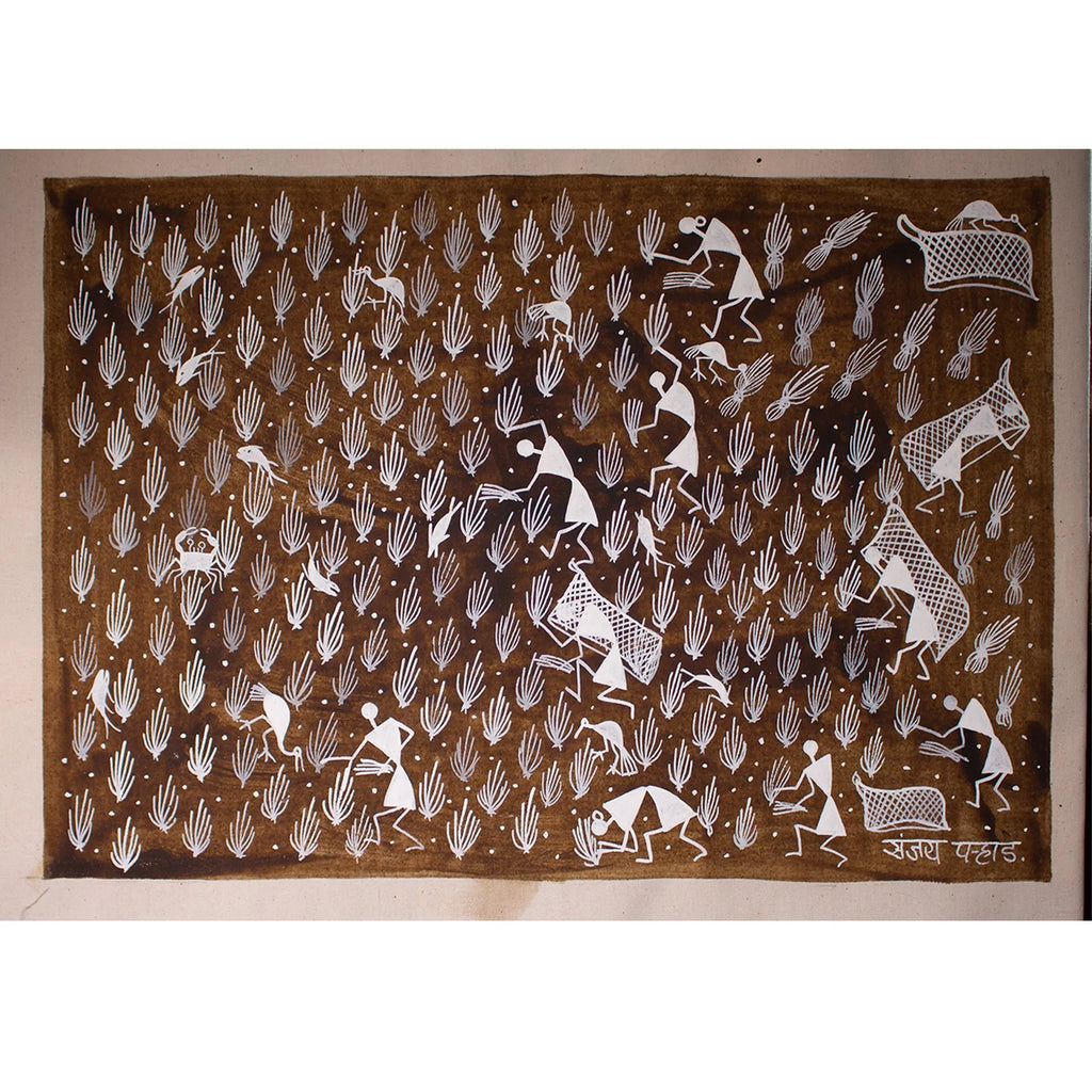 Warli - Rice harvest
