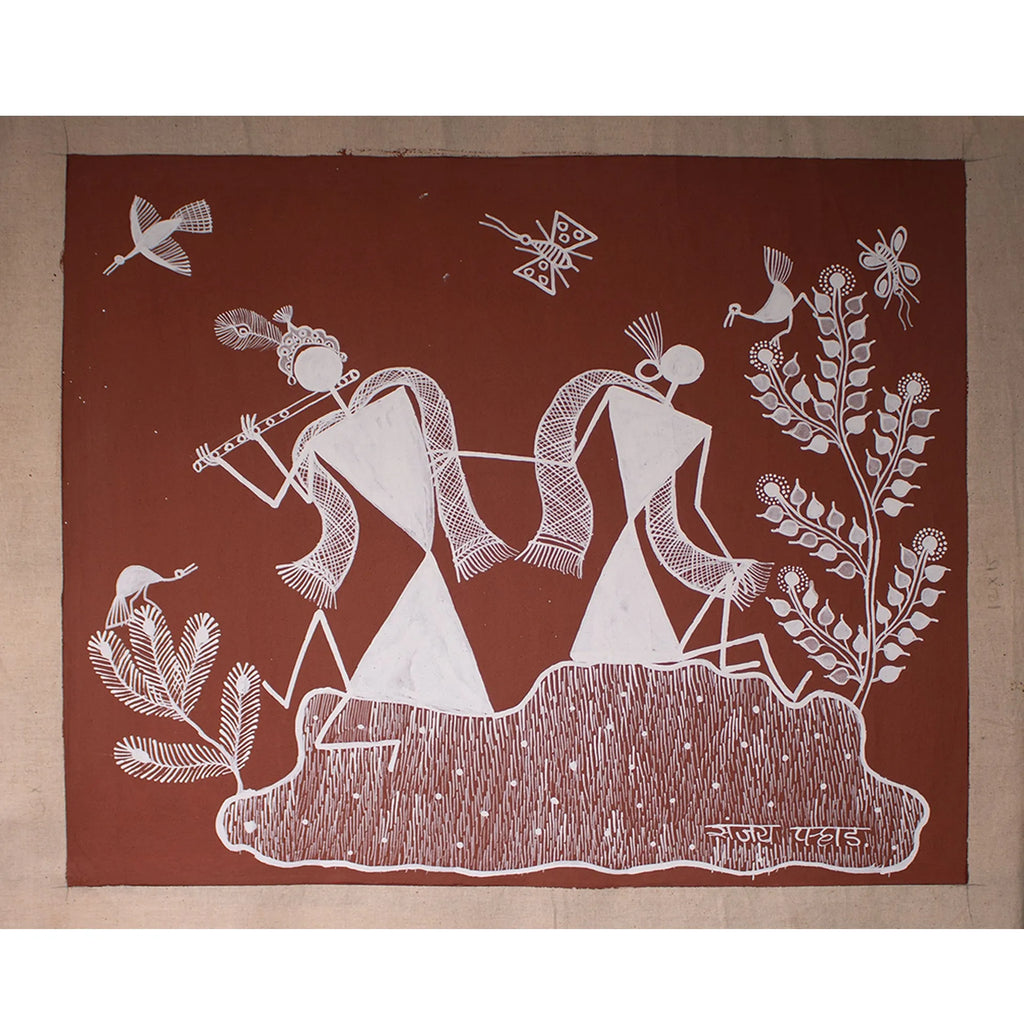 Warli - Radha Krishna