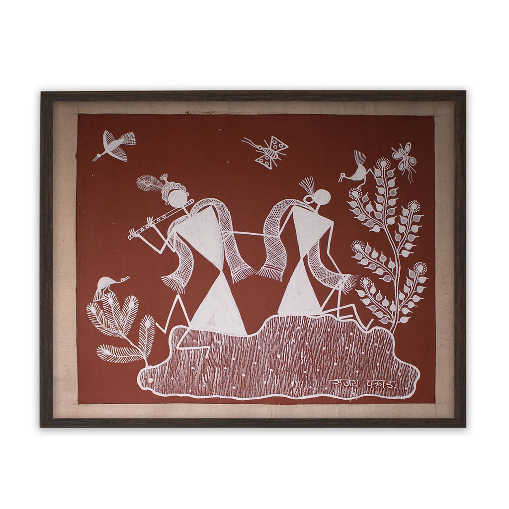 Warli - Radha Krishna