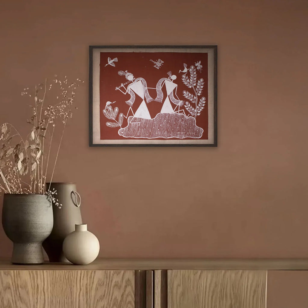 Warli - Radha Krishna