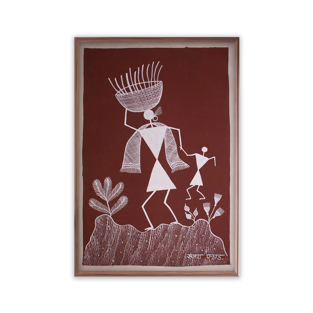 Warli - Mother and child