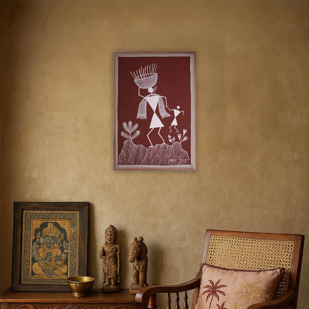 Warli - Mother and child