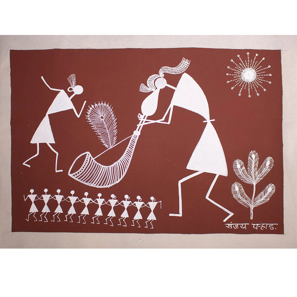 Warli - The Tarpa player