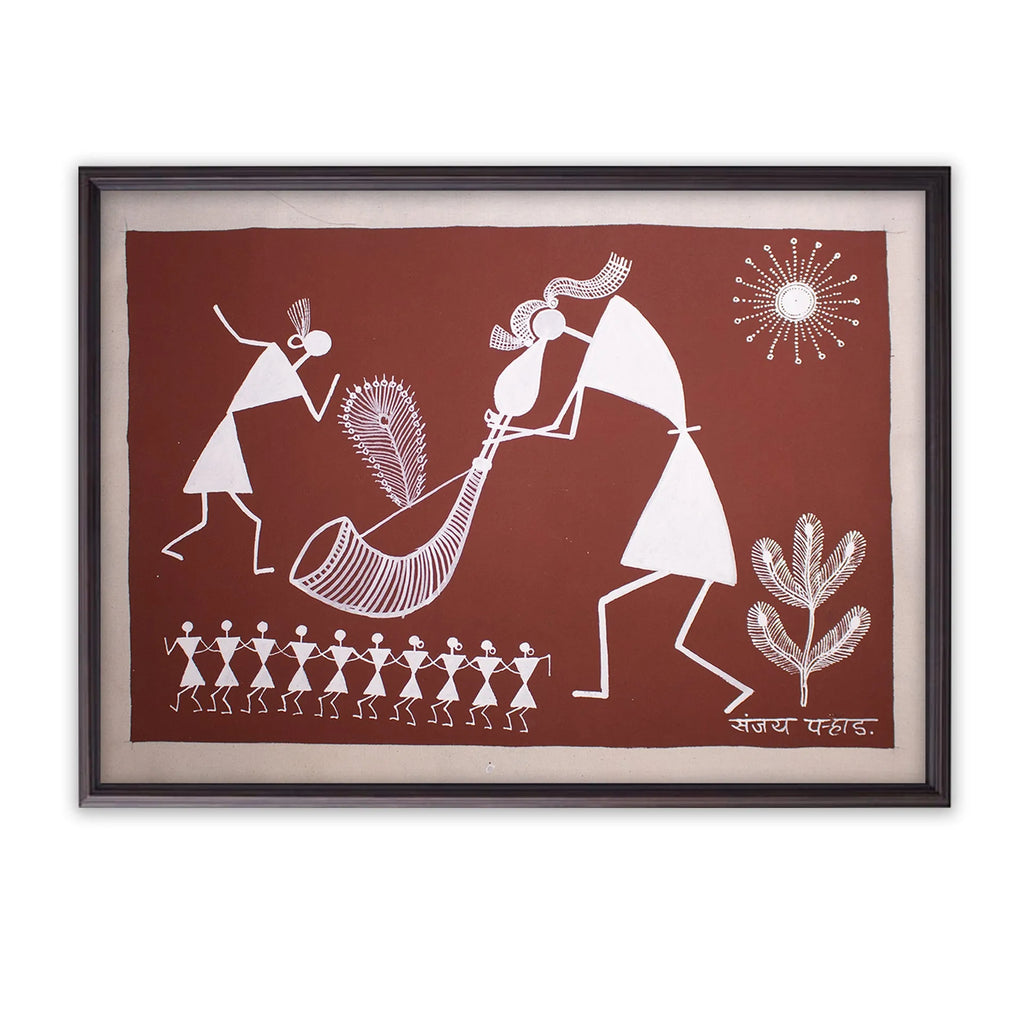 Warli - The Tarpa player