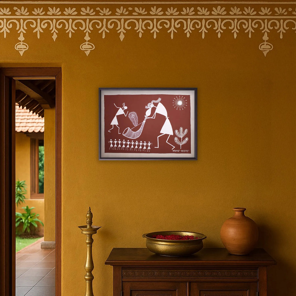 Warli - The Tarpa player