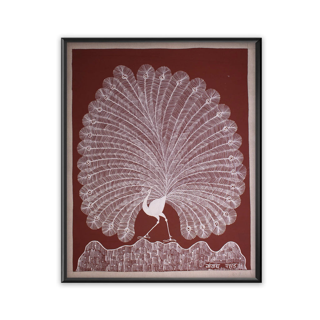 Warli - The dancing Peacock
