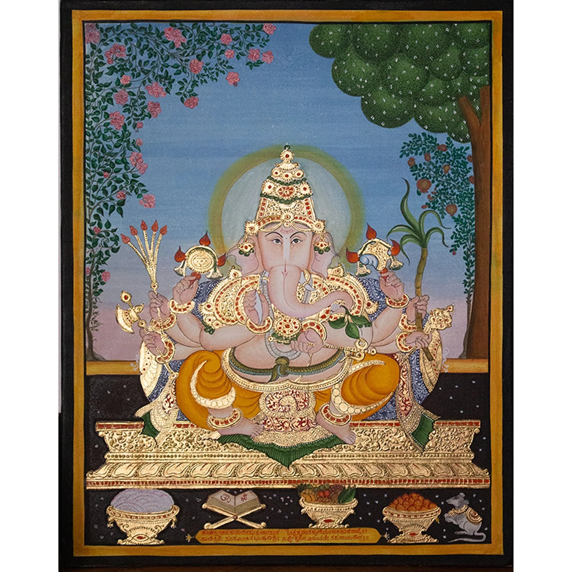 Mysore Painting - Ganesha