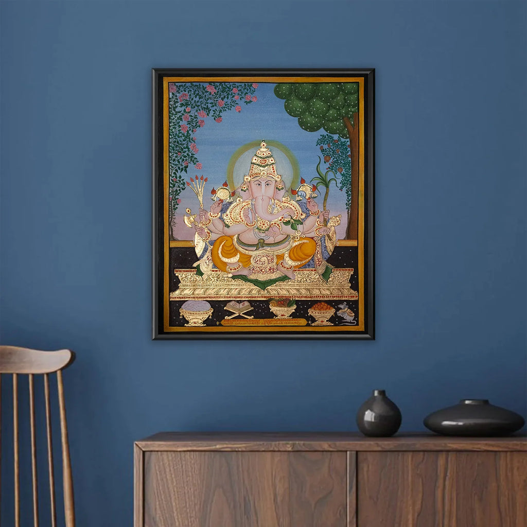 Mysore Painting - Ganesha