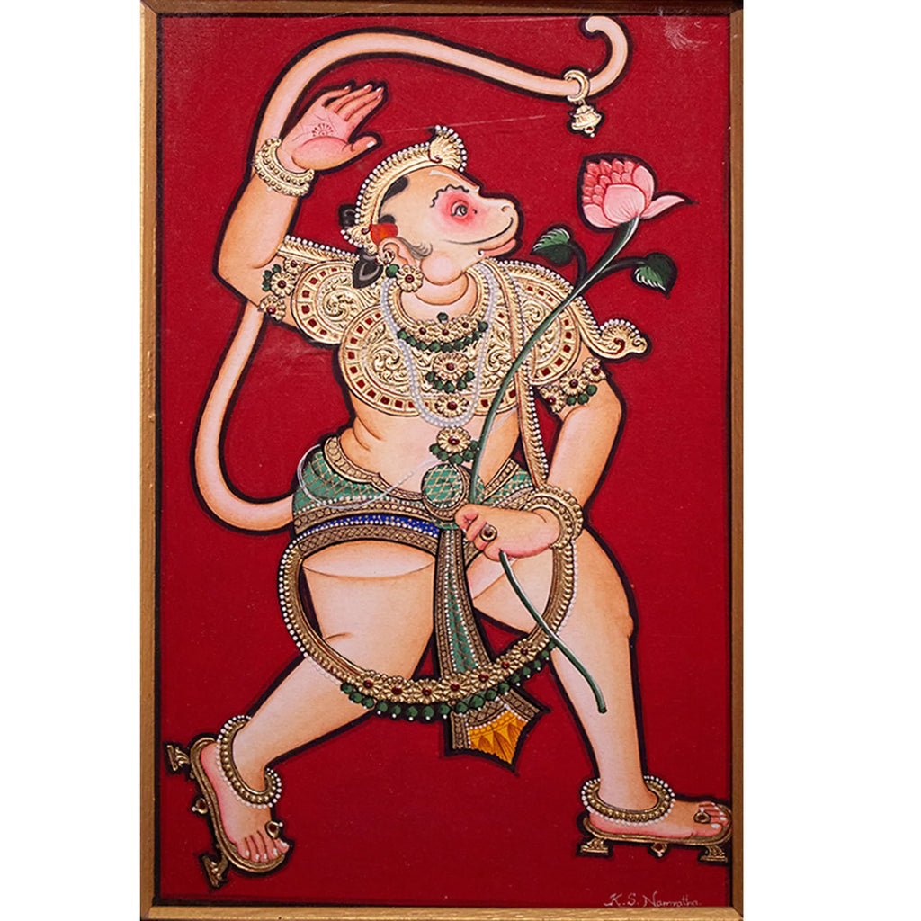 Mysore Painting - Hanuman