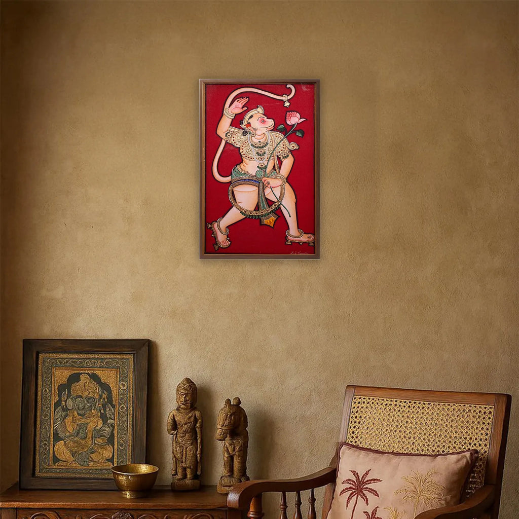 Mysore Painting - Hanuman