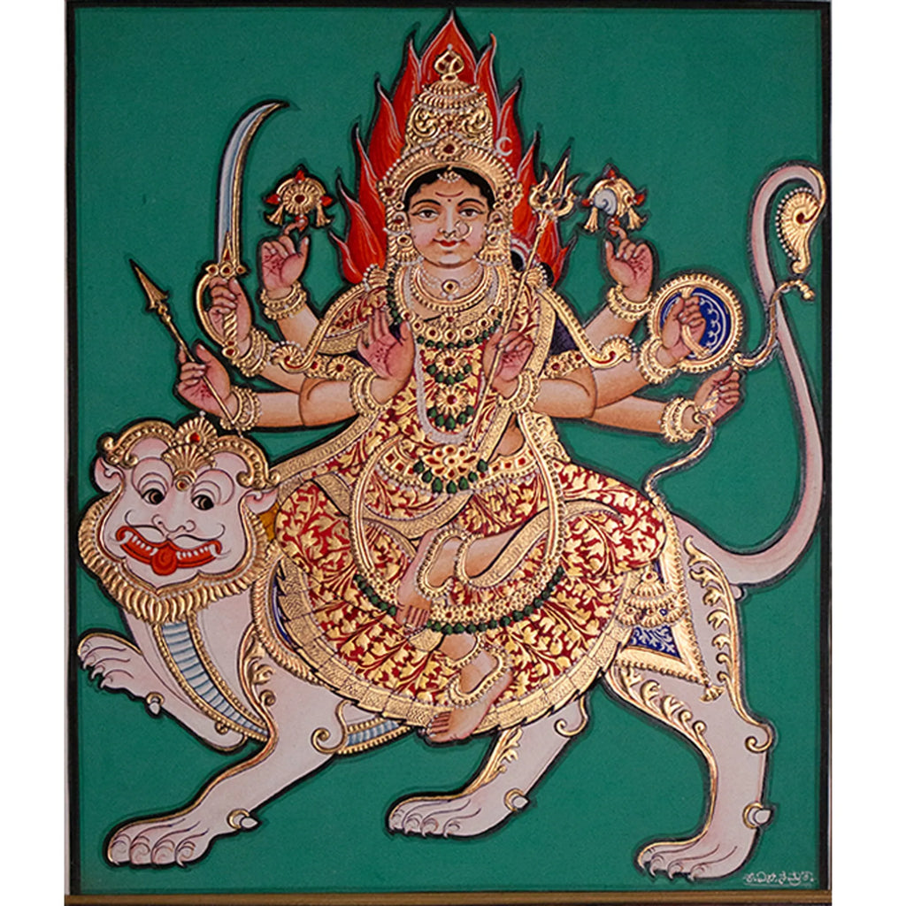 Mysore Painting - Maa Durga