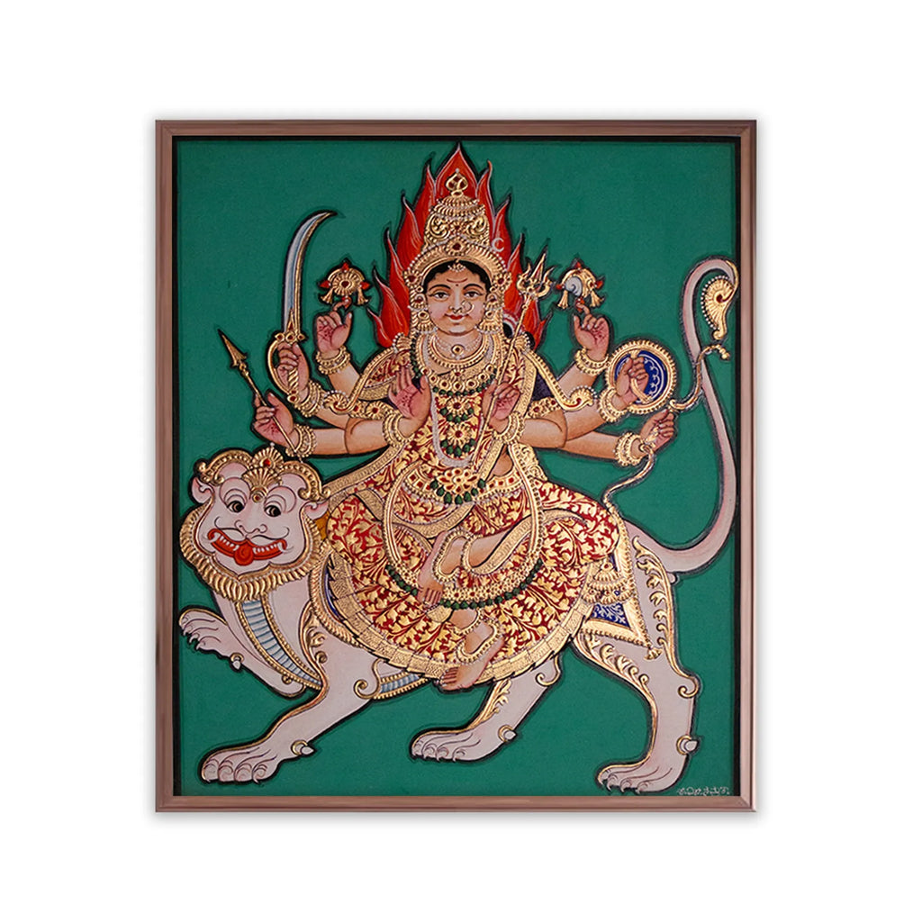 Mysore Painting - Maa Durga