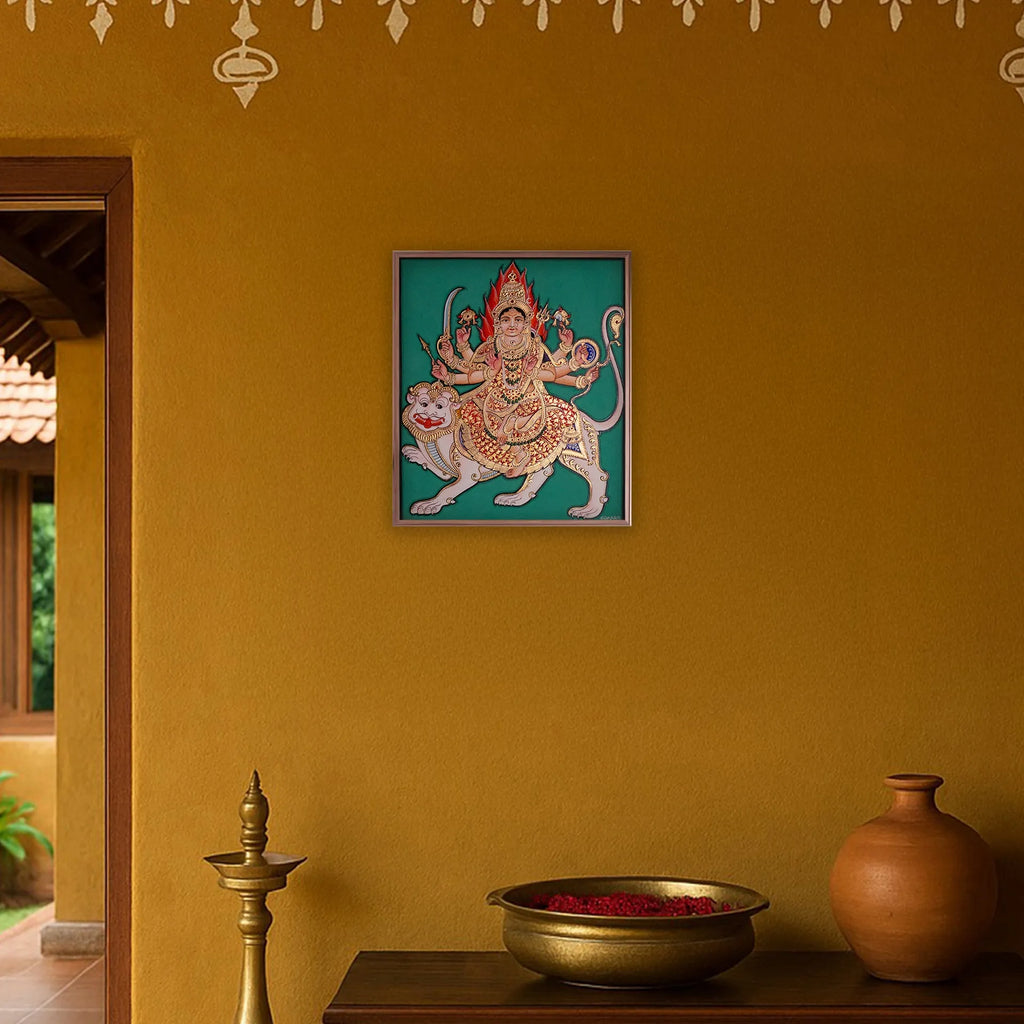 Mysore Painting - Maa Durga