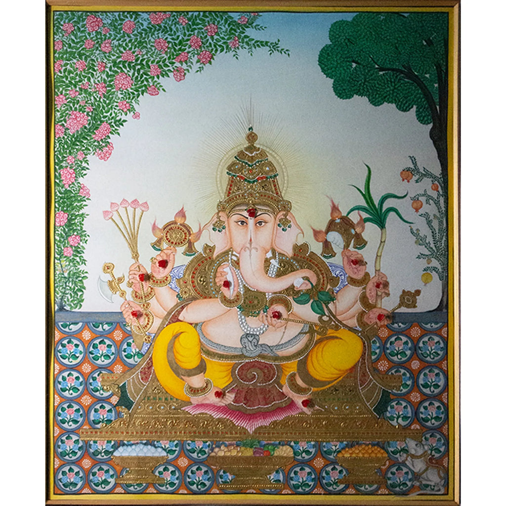 Mysore Painting - Shree Ganesh