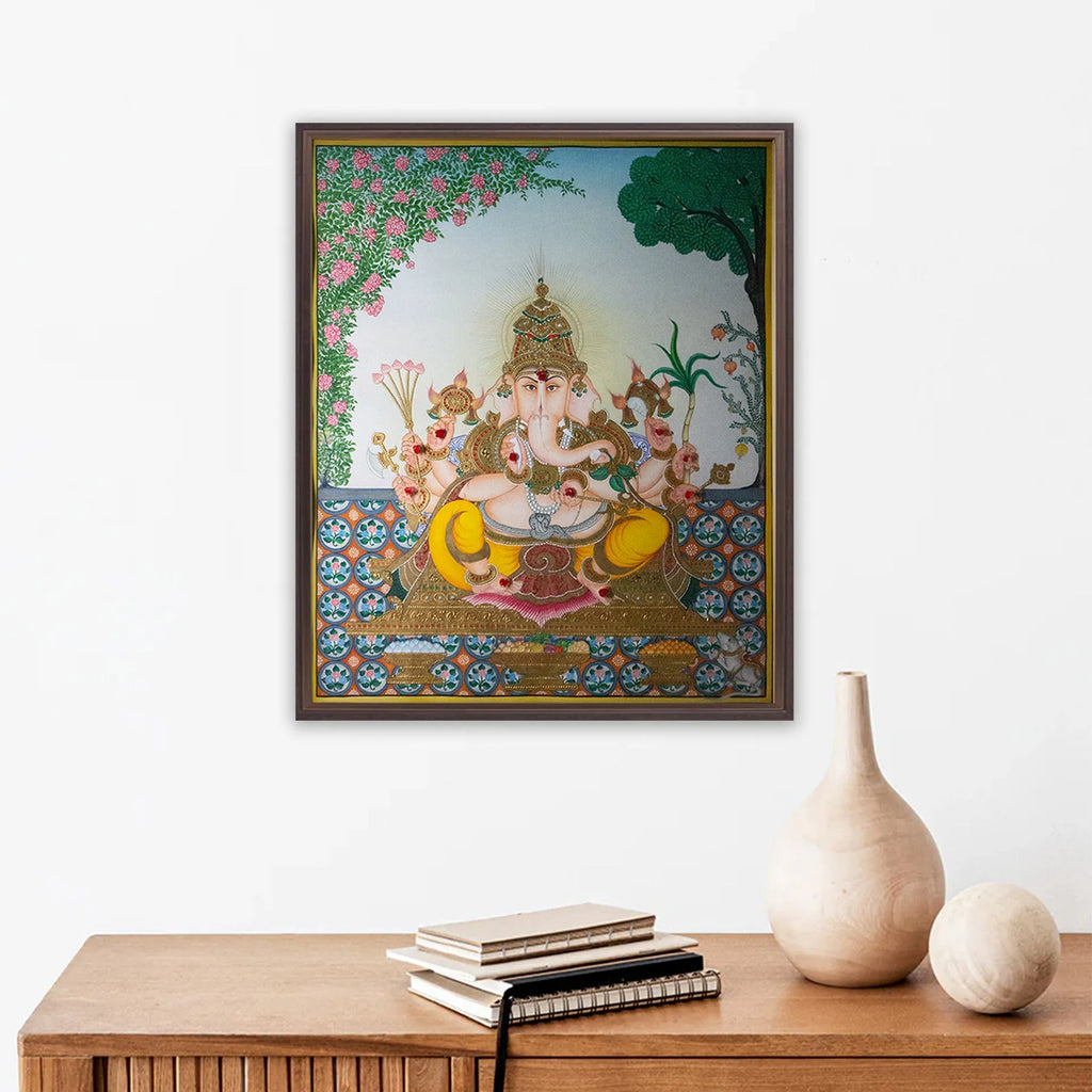 Mysore Painting - Shree Ganesh