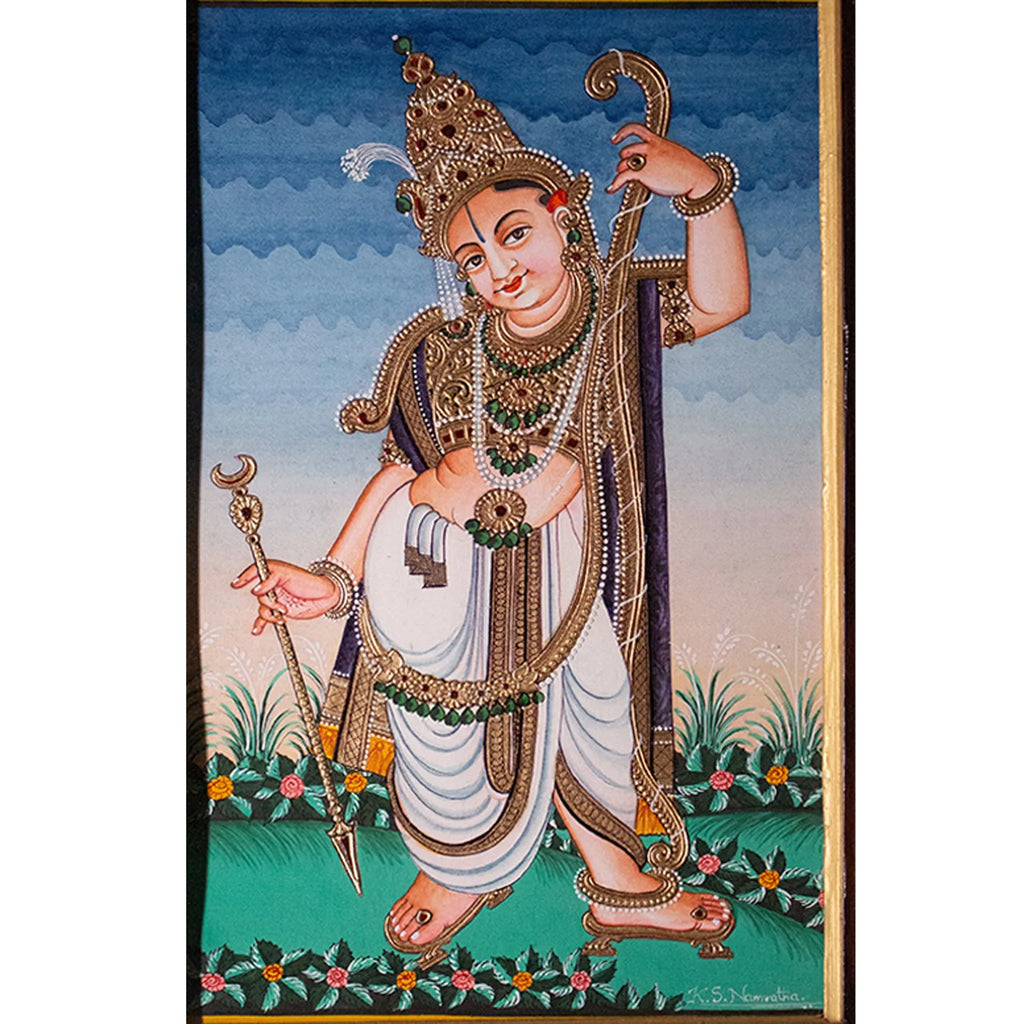 Mysore Painting - Shree Ram