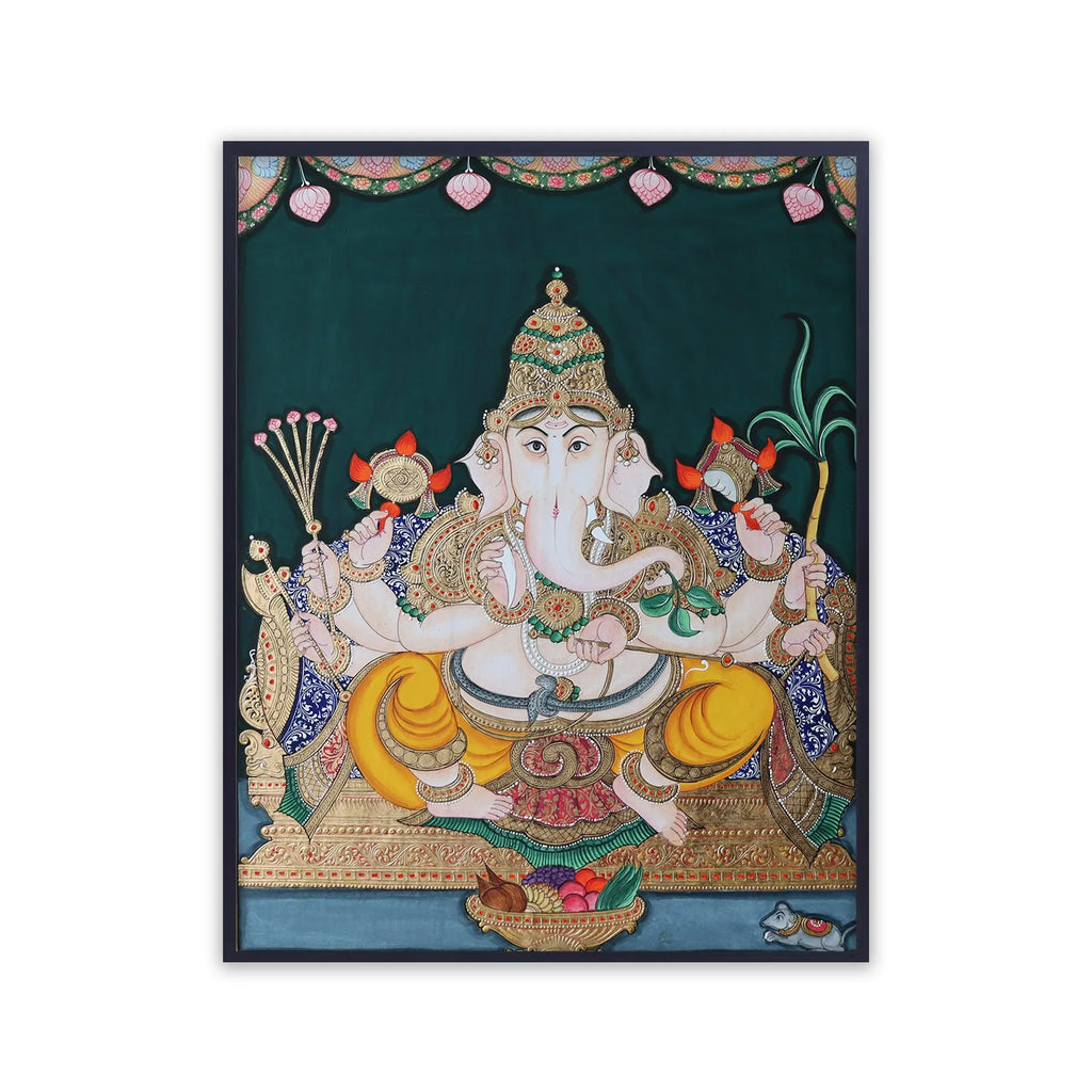 Mysore Painting - Ganesha