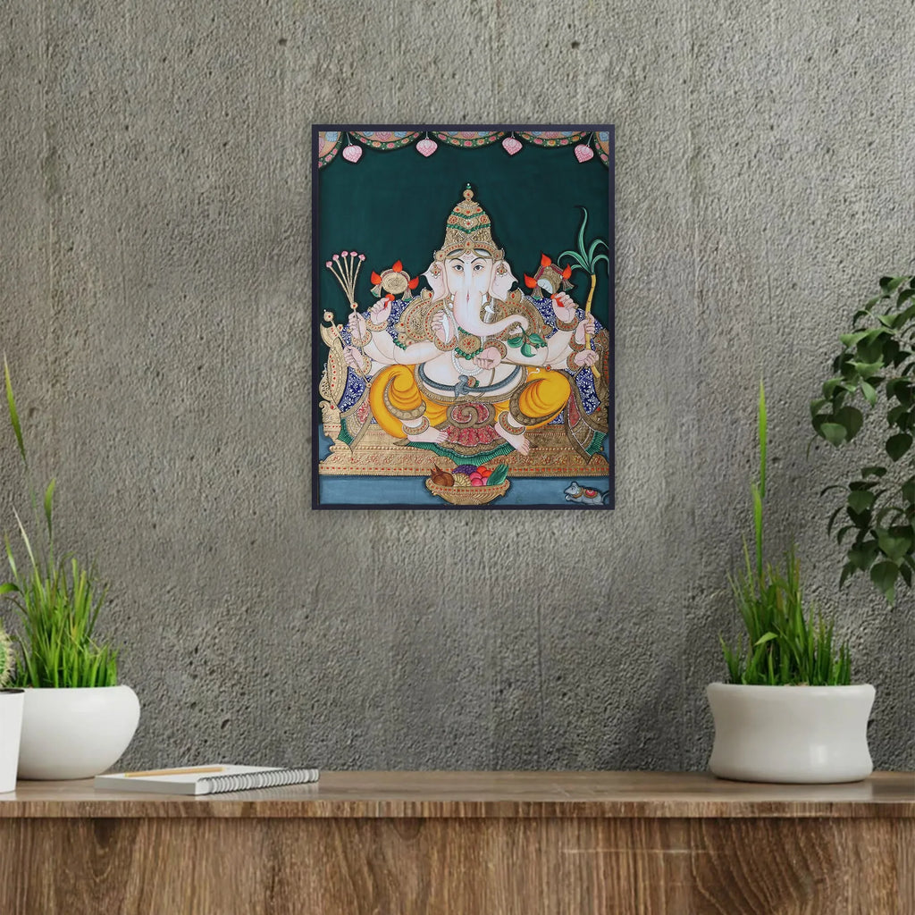 Mysore Painting - Ganesha