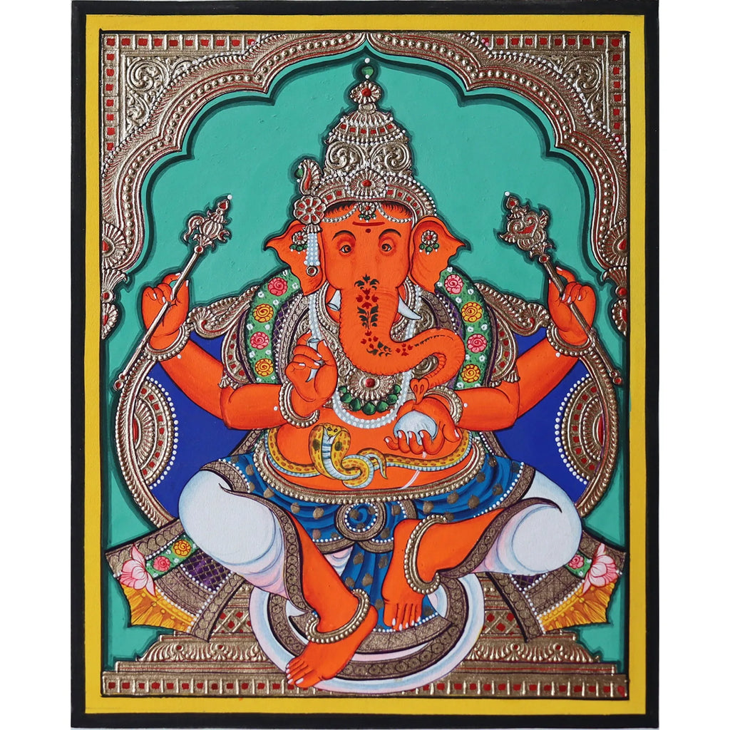 Mysore Painting - Ganesha