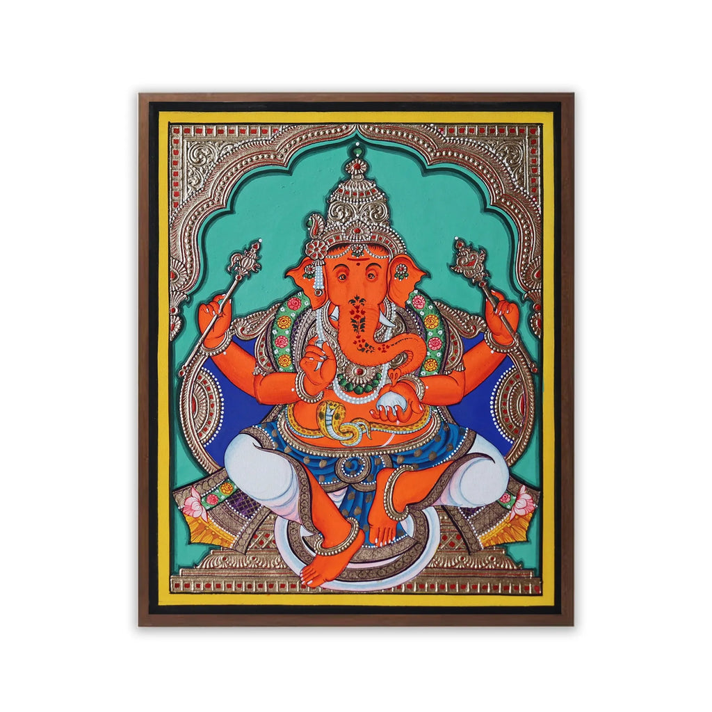 Mysore Painting - Ganesha