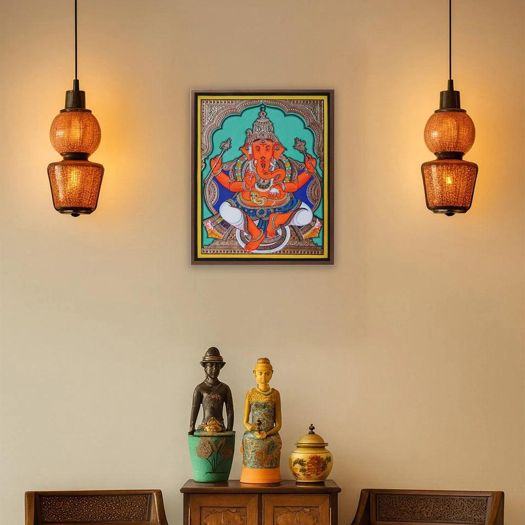 Mysore Painting - Ganesha