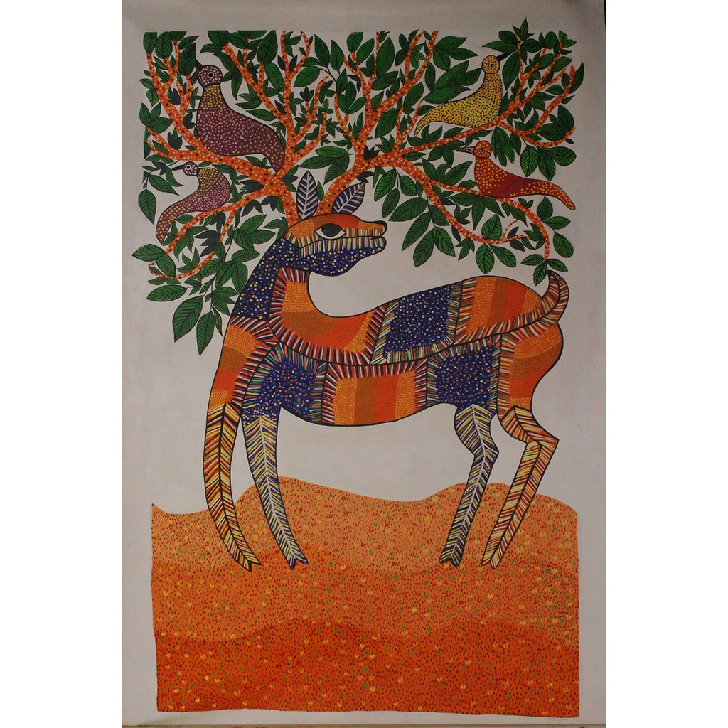Gond - Tree of life in barahsingha
