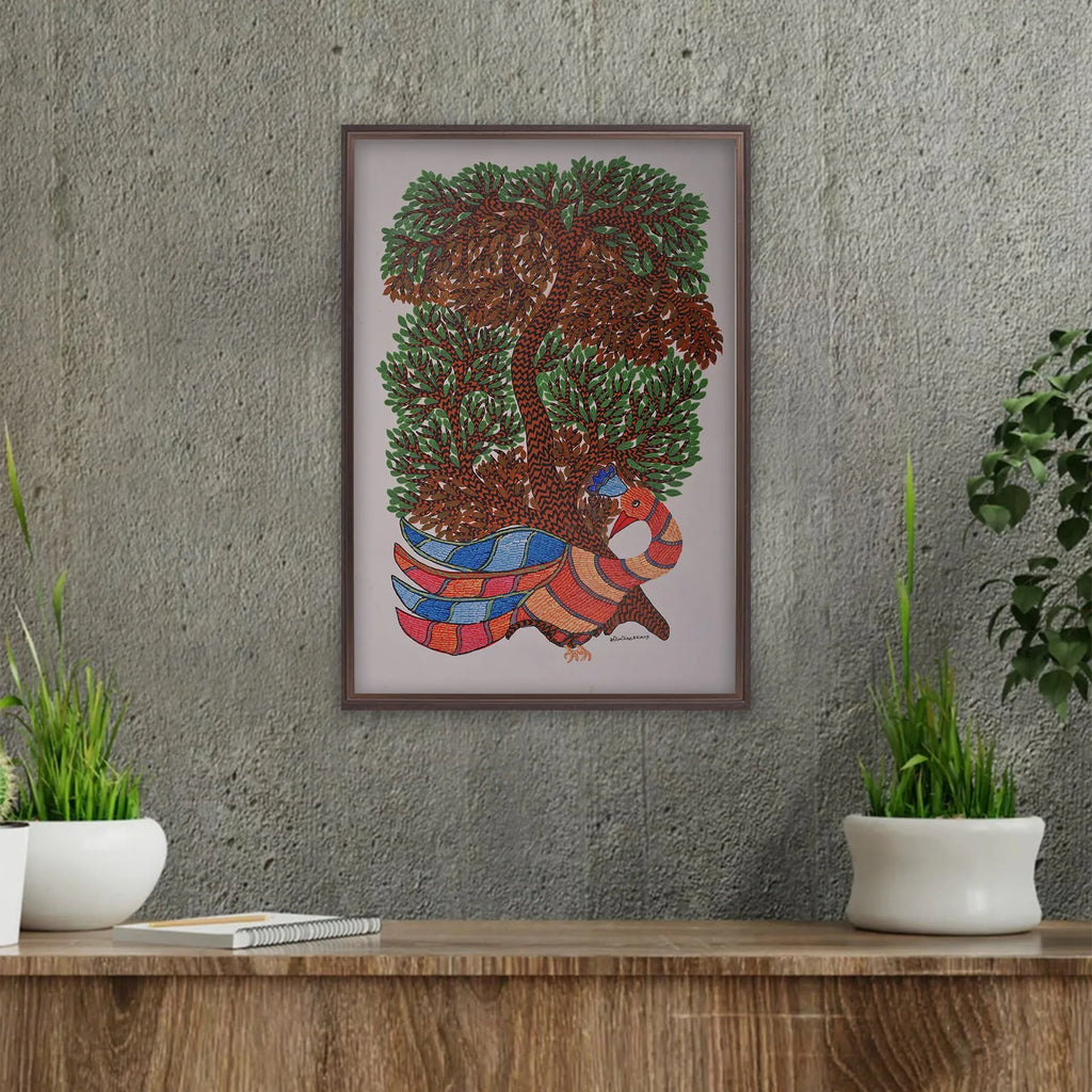 Gond - Peacock of the Mystic Woods