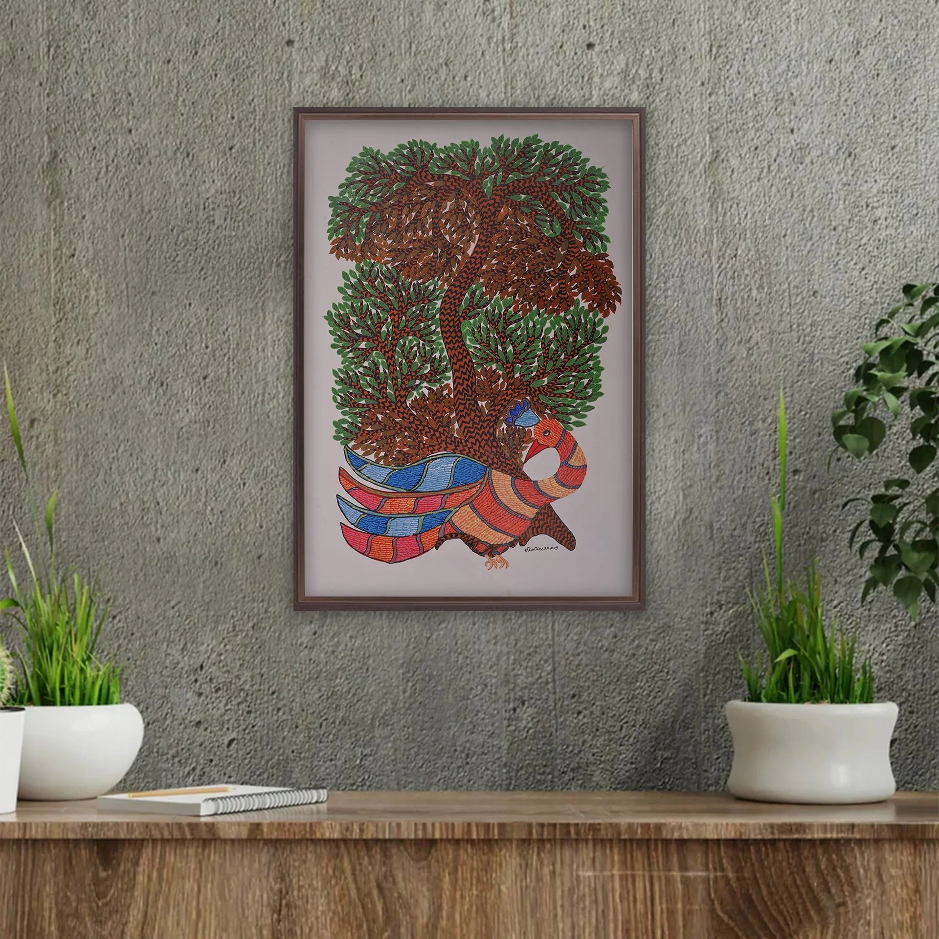 Gond - Peacock of the Mystic Woods