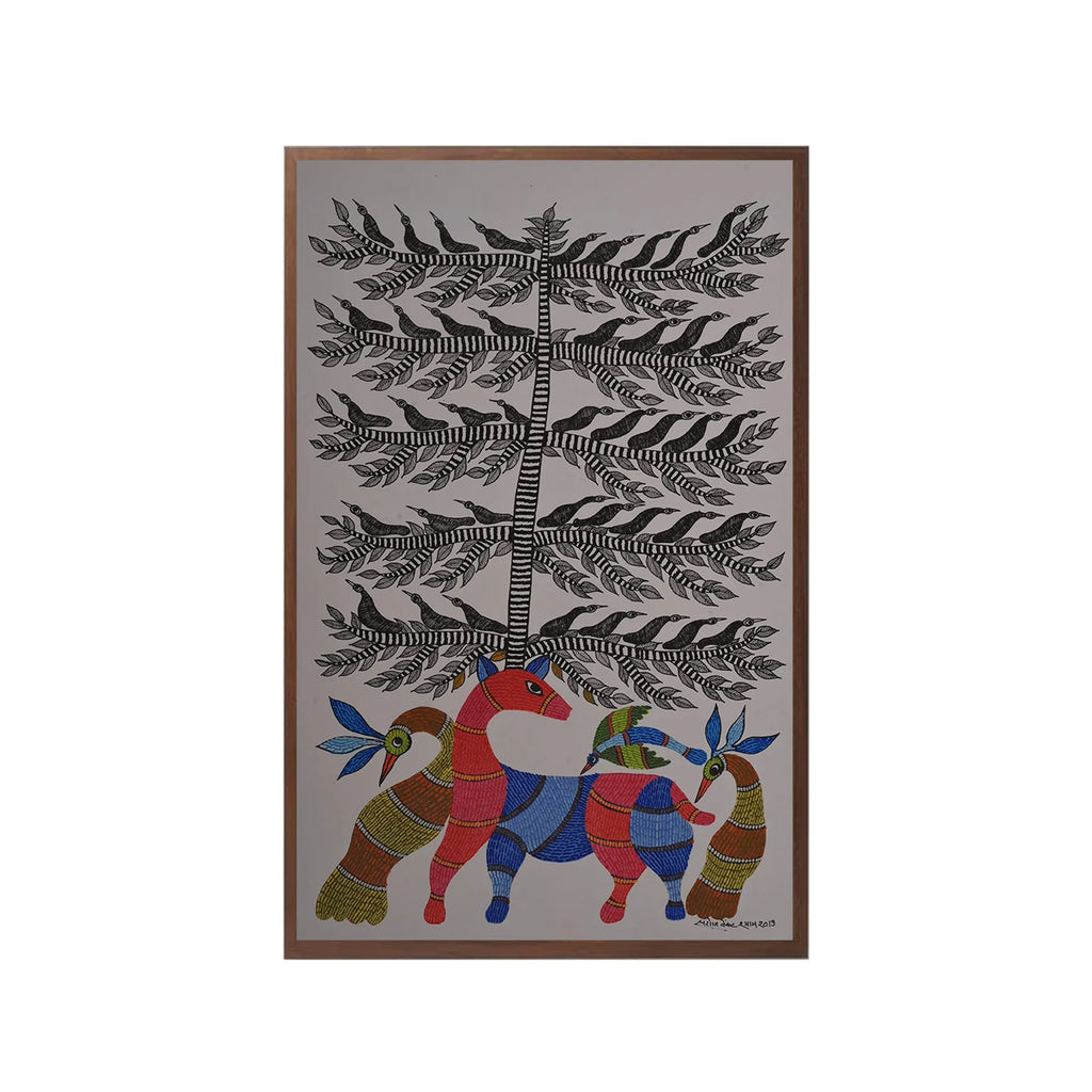 Gond - Horses Under the Woodland Canopy