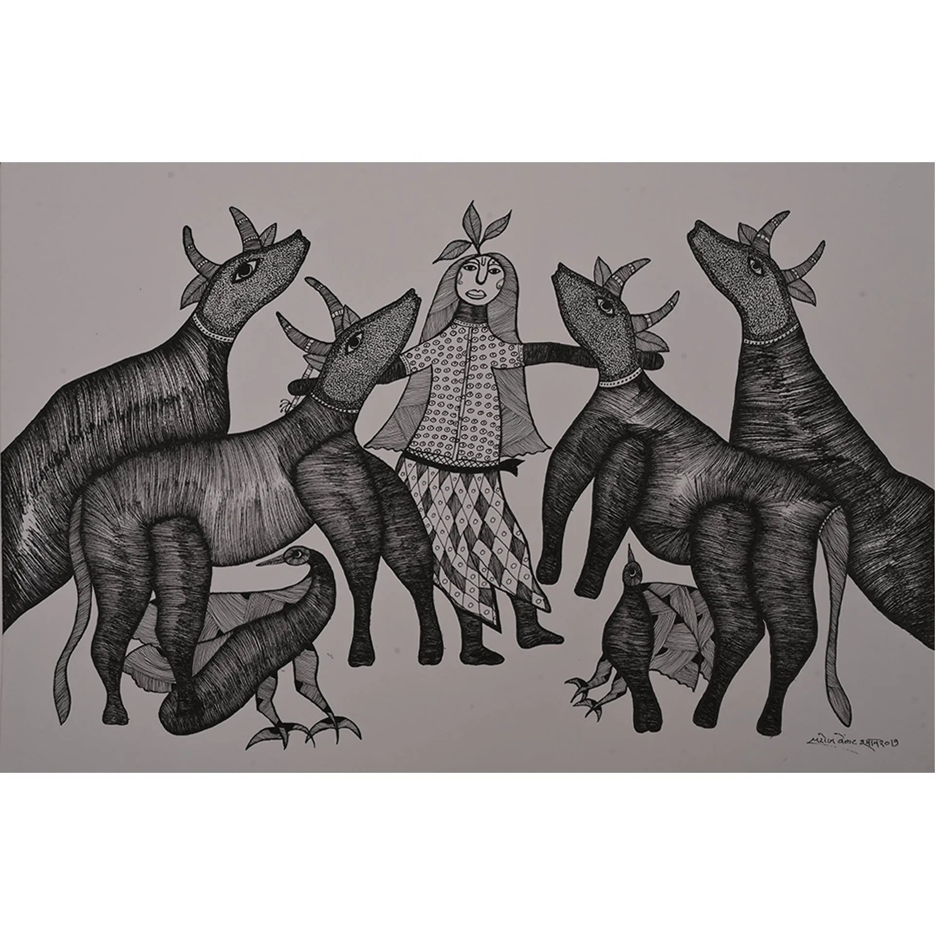 Gond - Krisha – The Cow Herder