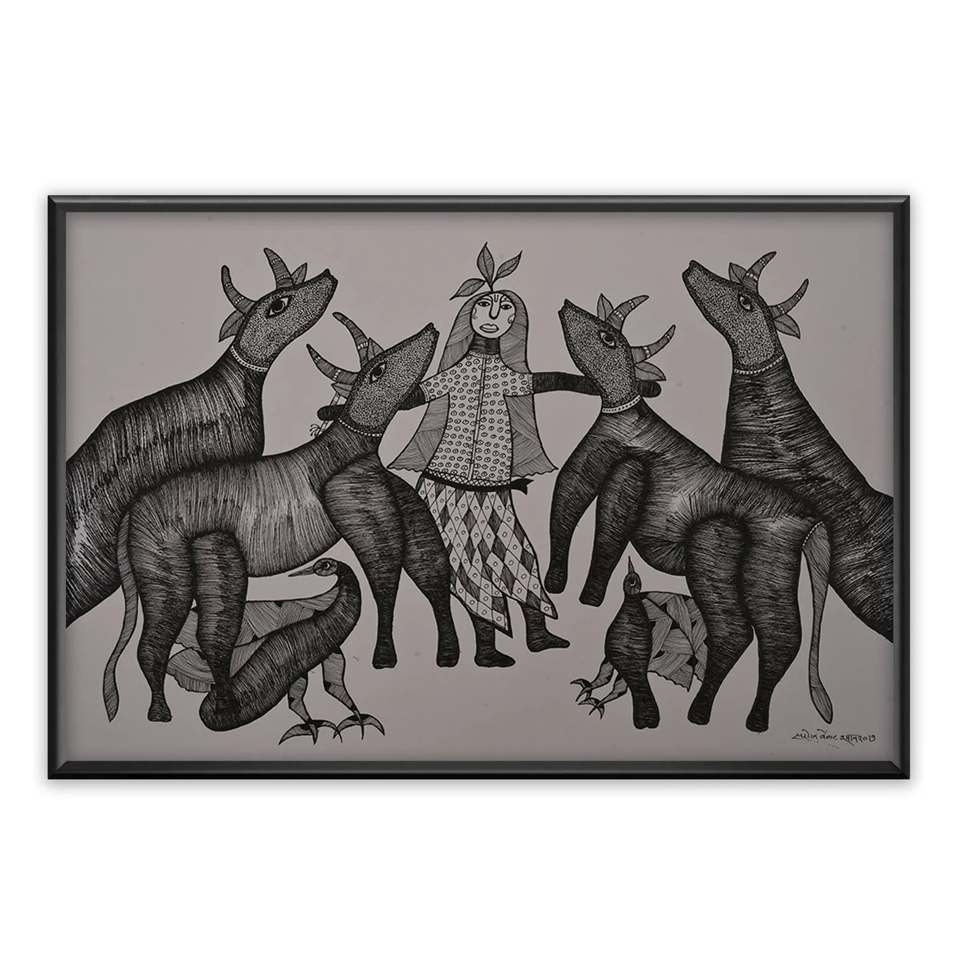 Gond - Krisha – The Cow Herder