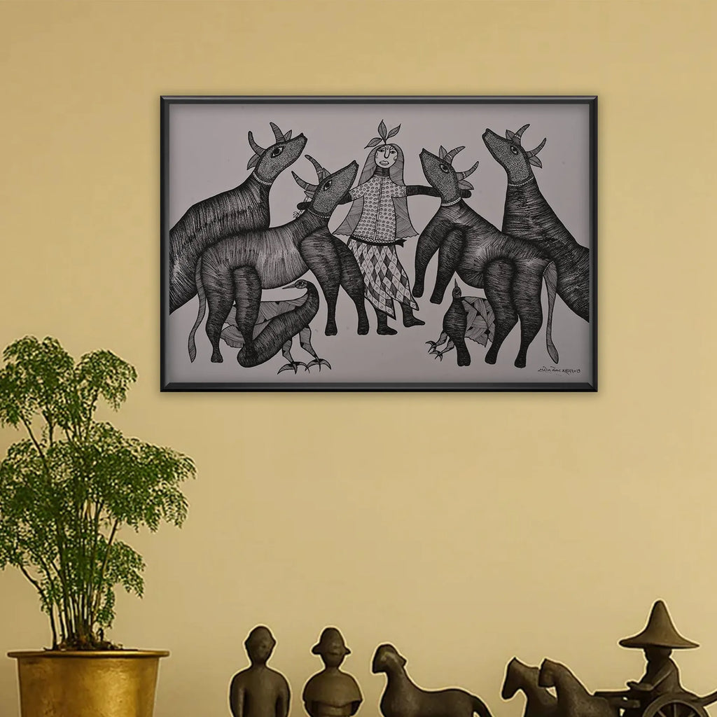 Gond - Krisha – The Cow Herder
