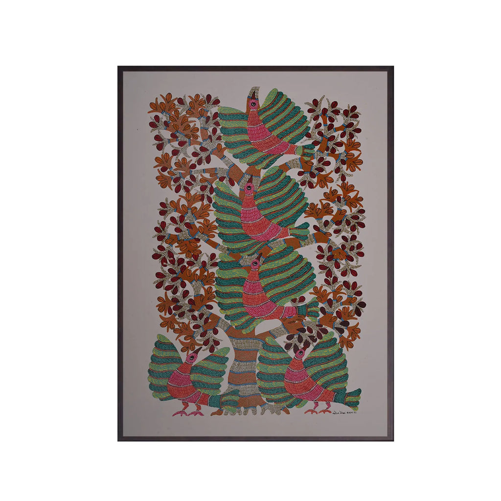Gond - Birds of the Forest Bloom