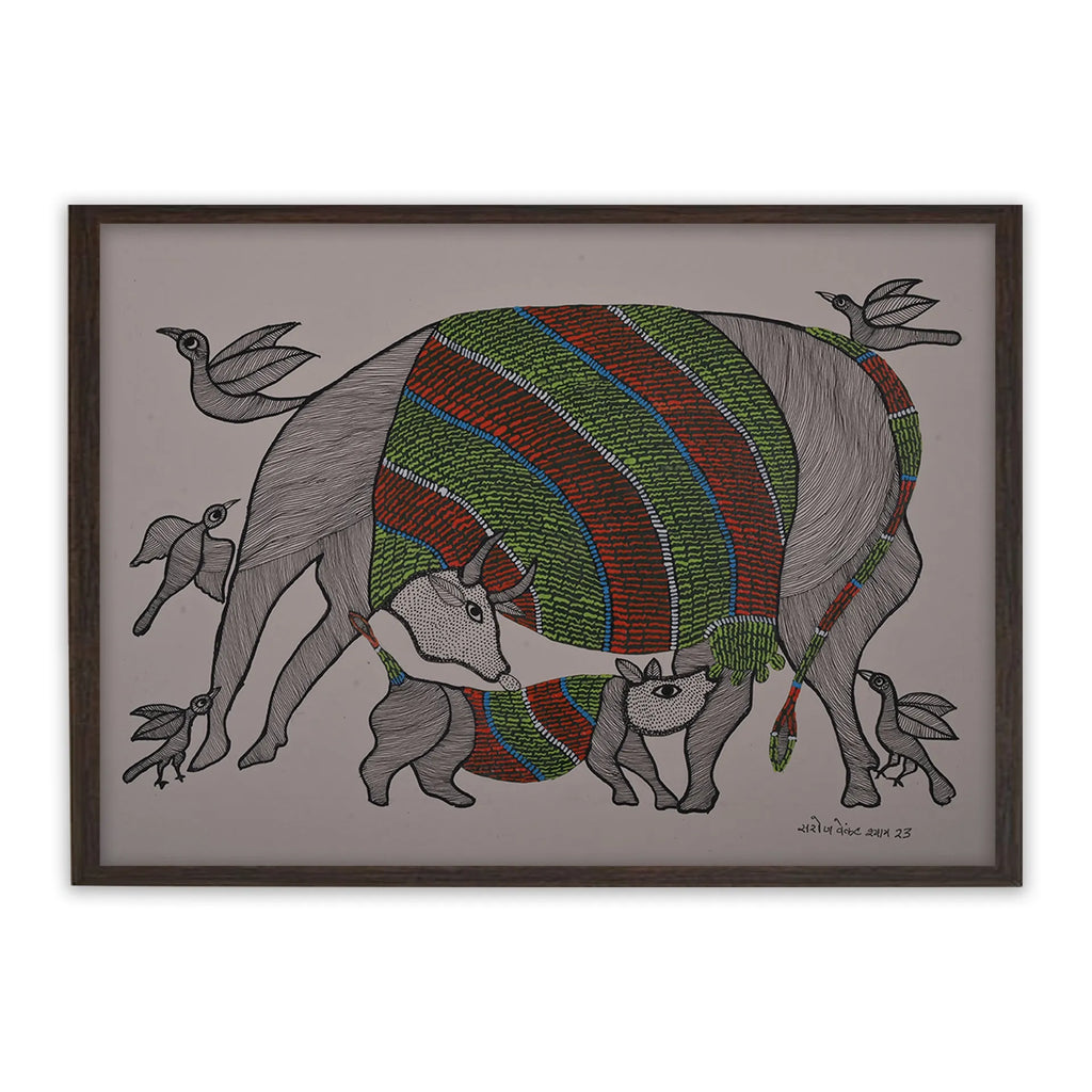Gond - Cow and Calf