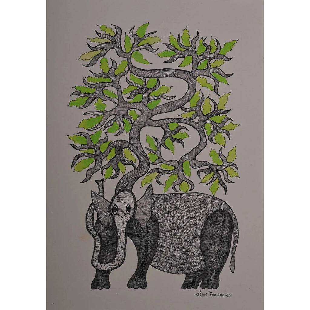 Gond - Elephant of the Tree